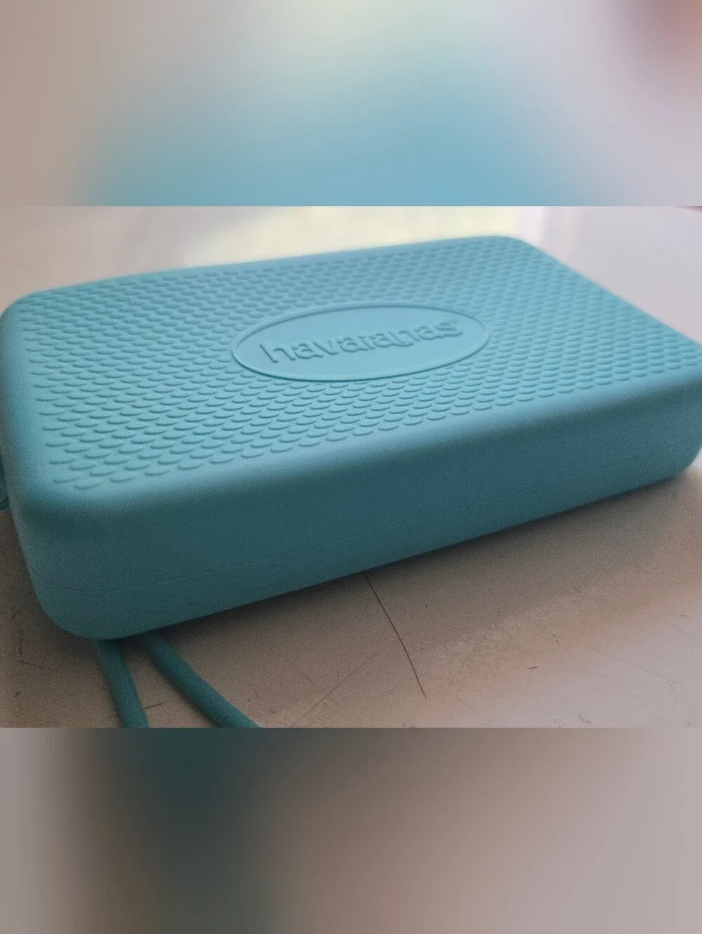 Havaianas Turquoise Zip‎ Travel Pouch / Wristlet Case